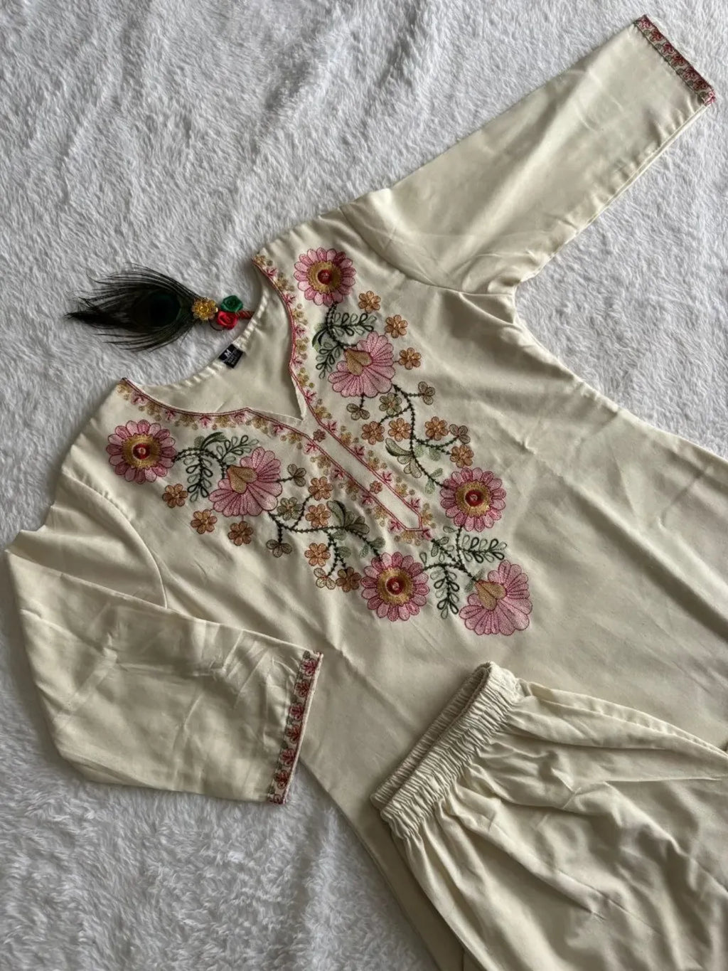 Premium Embroidery Traditional Kurti