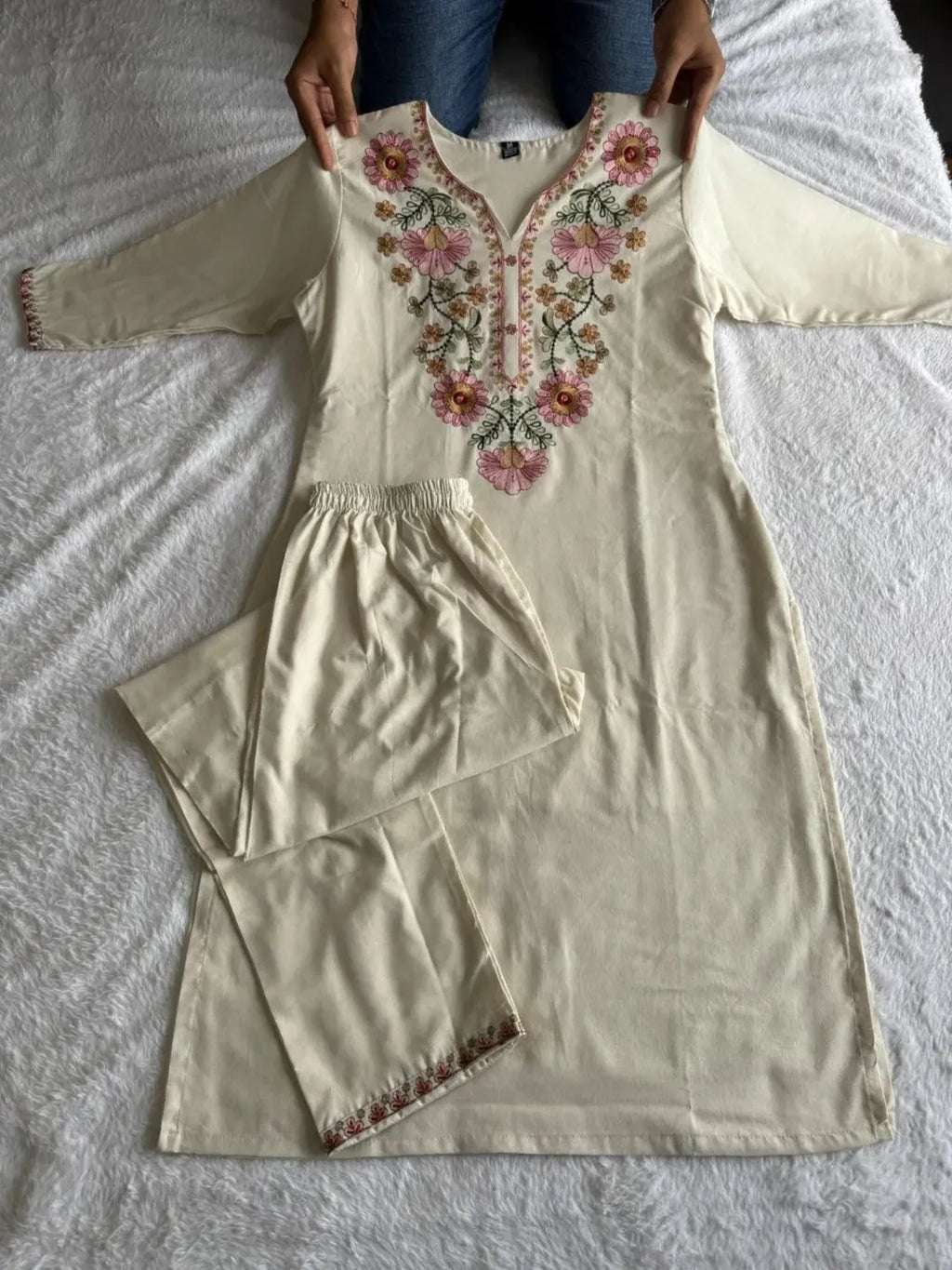 Premium Embroidery Traditional Kurti