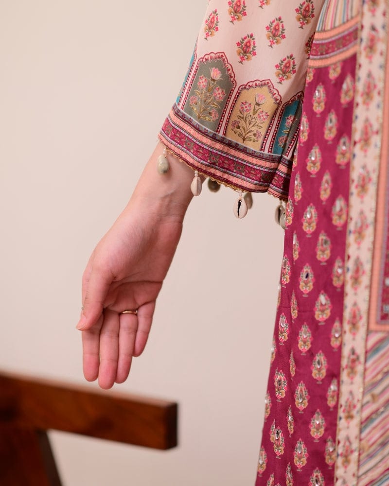 Premium pure chinon Kurti Dupatta Traditional for special occasions